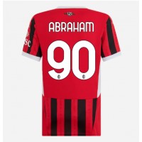 Camiseta AC Milan Tammy Abraham #90 Primera Equipación Replica 2024-25 para mujer mangas cortas